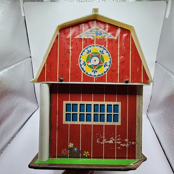 Vintage 1967 Fisher Price Family Play Farm Barn - Moooos - see condition - Picture 4 of 9